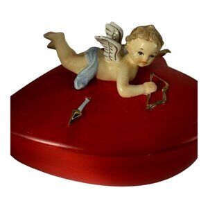 Lefton Cupid‎ Heart Candy Dish
